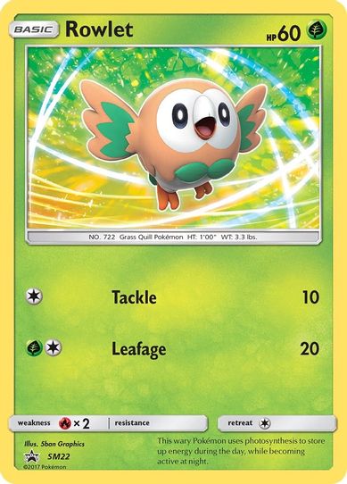 Rowlet - SM (SM22) [SM Promos]