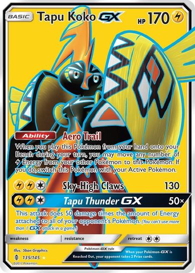 Tapu Koko Gx Pokemon