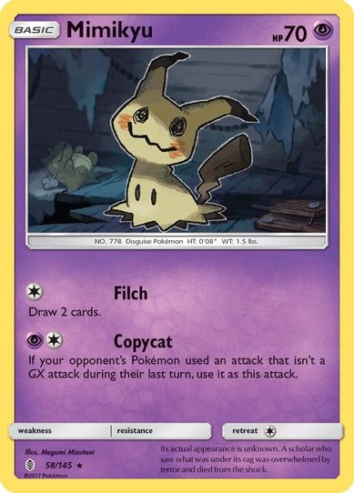 Mimikyu (58/145) [Sun & Moon: Guardians Rising]