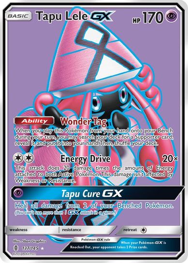 Tapu Lele GX (Full Art) (137/145) [Sun & Moon: Guardians Rising]