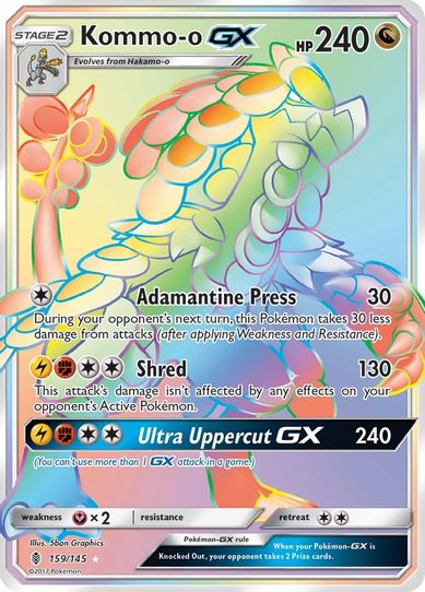 Kommo-o GX (Secret) (159/145) [Sun & Moon: Guardians Rising]