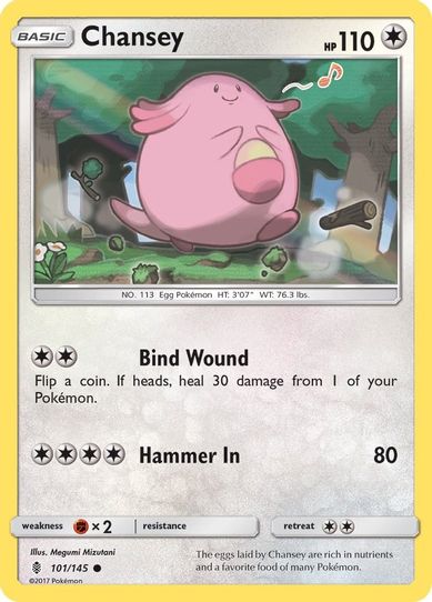 Chansey (101/145) [Sun & Moon: Guardians Rising]