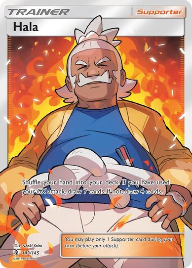 Hala (Full Art) (143/145) [Sun & Moon: Guardians Rising]