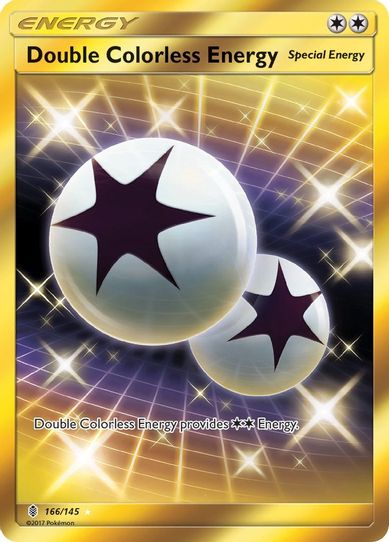 Double Colorless Energy (Secret) (166/145) [Sun & Moon: Guardians Rising]