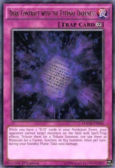 Dark Contract with the Eternal Darkness (MACR-EN068) [Maximum Crisis]