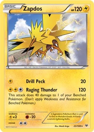 Zapdos (XY Roaring Skies) (23/203) [Deck Exclusives]