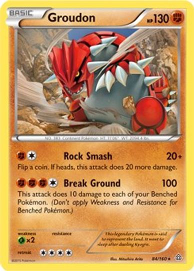 Groudon (XY Primal Clash) (84/203) [Deck Exclusives]