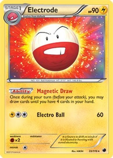 Electrode (BW Plasma Freeze) (33/203) [Deck Exclusives]