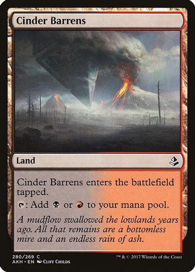 Cinder Barrens (280) [Amonkhet]