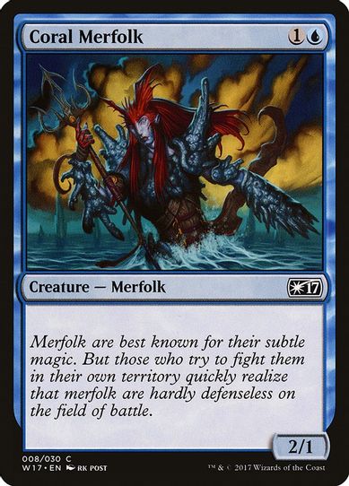 Coral Merfolk (8) [Welcome Deck 2017]