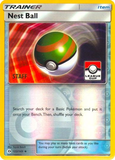 Nest Ball 123/149 (League Promo) [Staff] [League & Championship Cards]