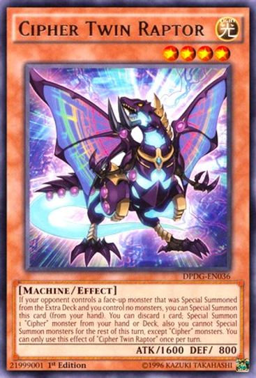 Cipher Twin Raptor (DPDG-EN036) [Duelist Pack: Dimensional Guardians]