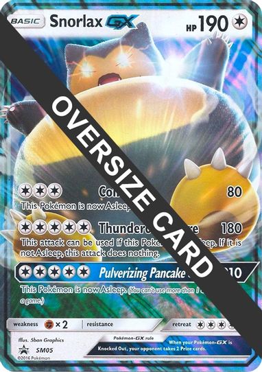 Snorlax GX 05 (SM Black Star Promo) (SM05) [First Partner Pack Jumbo Cards]