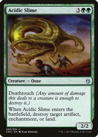 Acidic Slime (90) [Commander Anthology]