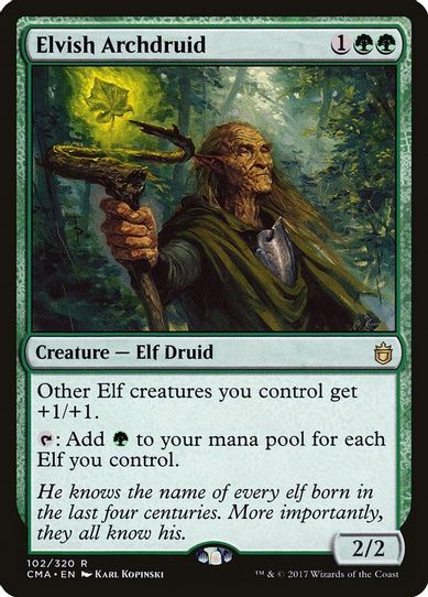 Elvish Archdruid (102) [Commander Anthology]