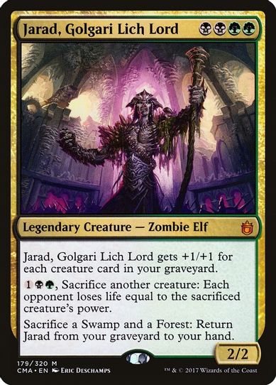 Jarad, Golgari Lich Lord (179) [Commander Anthology]