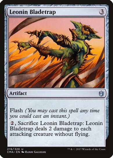 Leonin Bladetrap (219) [Commander Anthology]
