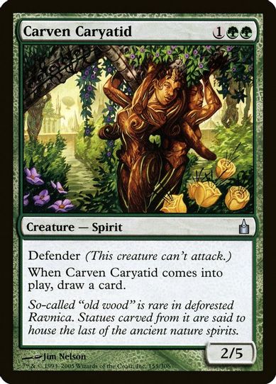 Carven Caryatid (155) [Ravnica: City of Guilds]
