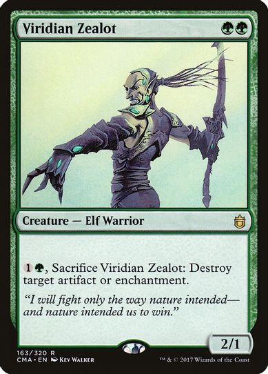 Viridian Zealot (163) [Commander Anthology]