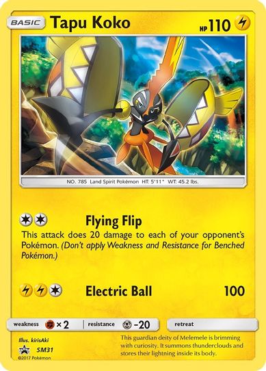 Tapu Koko - SM (SM31) [SM Promos]