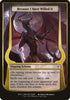 Because I Have Willed It (Archenemy: Nicol Bolas) (1) [Oversize Cards]