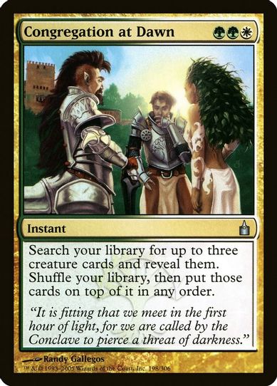 Congregation at Dawn (198) [Ravnica: City of Guilds]