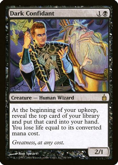 Dark Confidant (81) [Ravnica: City of Guilds]