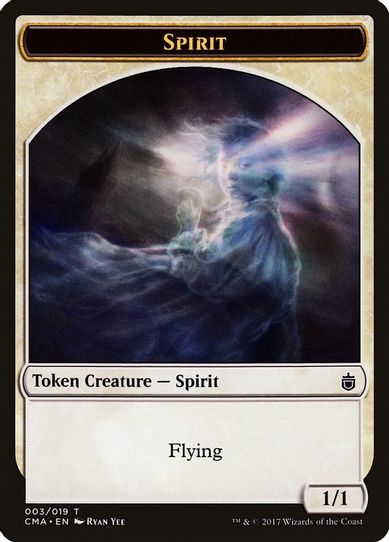 Spirit Token (3) [Commander Anthology]