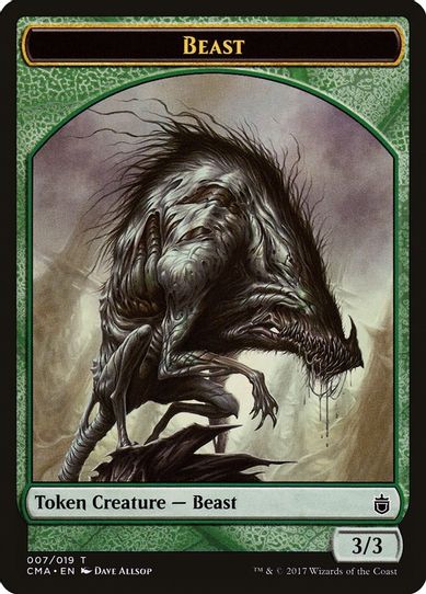 Beast Token (7) [Commander Anthology]