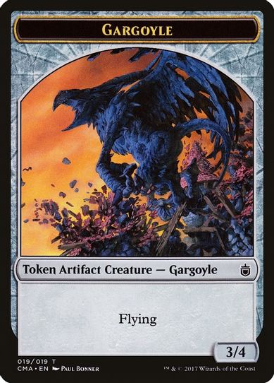 Gargoyle Token 19 Commander Anthology Pokemon Plug