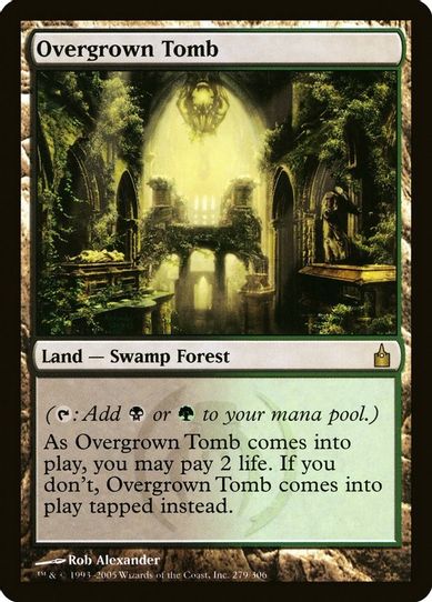 Overgrown Tomb (279) [Ravnica: City of Guilds]