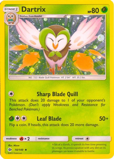 Dartrix (Cosmos Holo) (10) [Blister Exclusives]