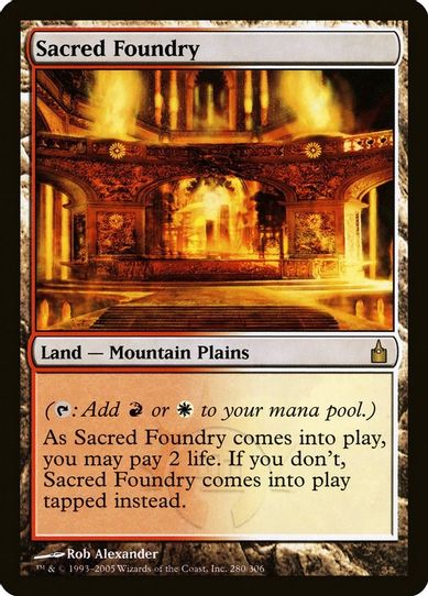 Sacred Foundry (280) [Ravnica: City of Guilds]