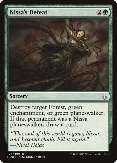 Nissa's Defeat (123) [Hour of Devastation]