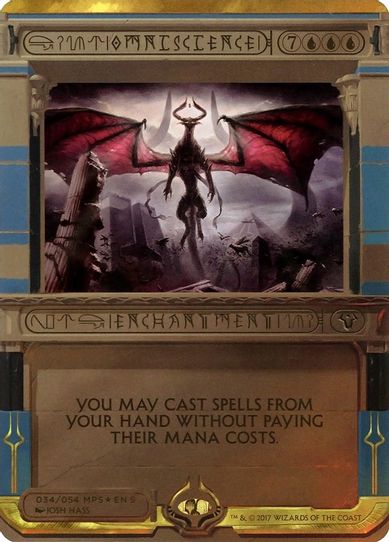 Omniscience (34) [Masterpiece Series: Amonkhet Invocations]