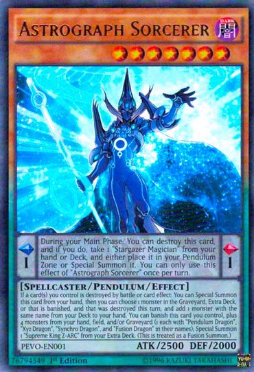 Astrograph Sorcerer (PEVO-EN001) [Pendulum Evolution]