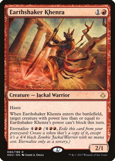 Earthshaker Khenra (90) [Hour of Devastation]