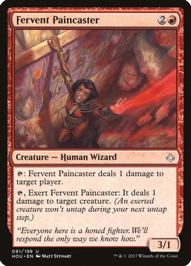 Fervent Paincaster (91) [Hour of Devastation]
