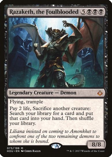 Razaketh, the Foulblooded (73) [Hour of Devastation]