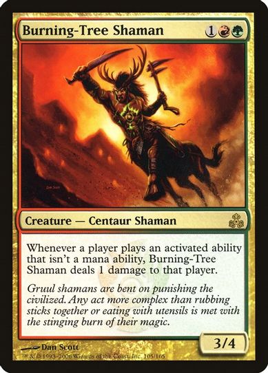 Burning-Tree Shaman (105) [Guildpact]