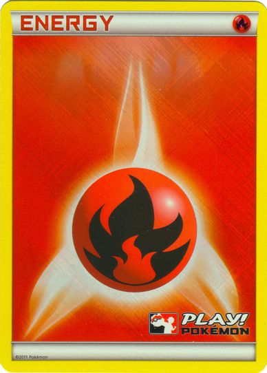 Fire Energy (2011 Play! Pokemon Promo)[League & Championship Cards]