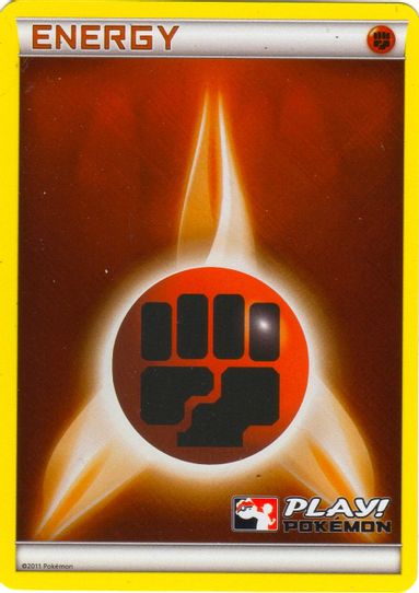 Fighting Energy (2011 Play! Pokemon Promo)[League & Championship Cards]