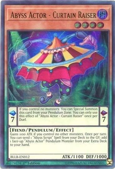 Abyss Actor - Curtain Raiser (BLLR-EN012) [Battles of Legend: Light's Revenge]