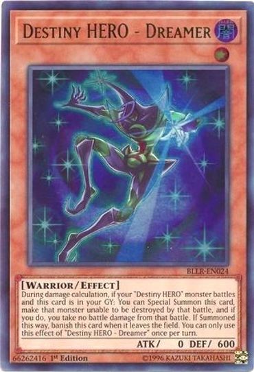 Destiny HERO - Dreamer (BLLR-EN024) [Battles of Legend: Light's Revenge]