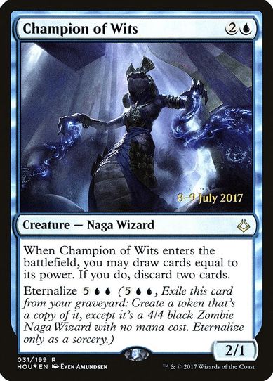 Champion of Wits (31) [Prerelease Cards]