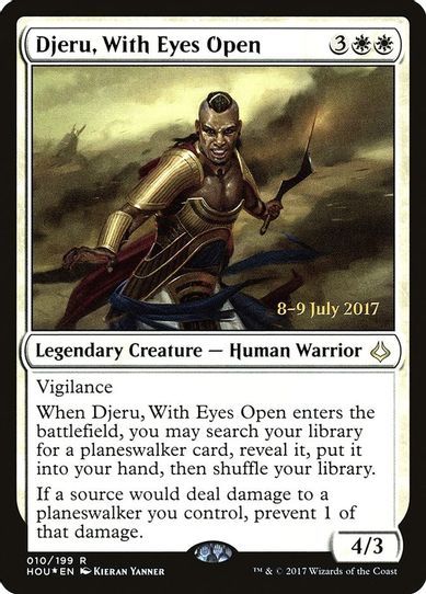 Djeru, With Eyes Open (10) [Prerelease Cards]