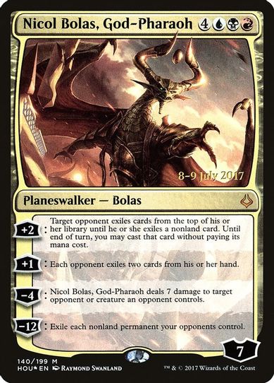 Nicol Bolas, God-Pharaoh (140) [Prerelease Cards]