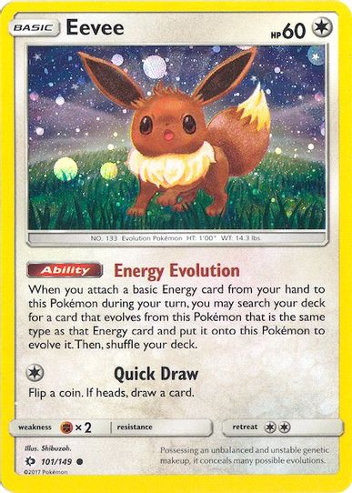 Eevee (Cosmos Holo) (101) [Miscellaneous Cards & Products]