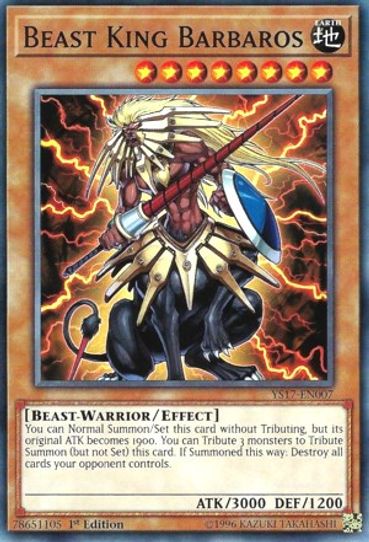 Beast King Barbaros (YS17-EN007) [Starter Deck: Link Strike]