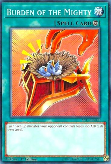Burden of the Mighty (YS17-EN029) [Starter Deck: Link Strike]